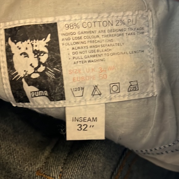 Puma high waisted cropped denim jeans - Picture 13 of 13